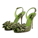 Dolce & Gabbana Green Python Leather