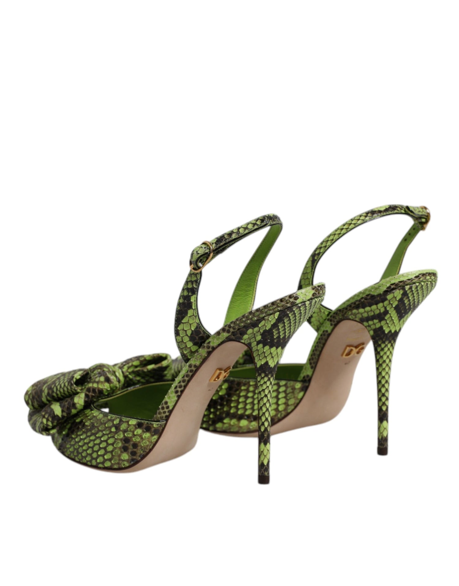 Dolce & Gabbana Green Python Leather