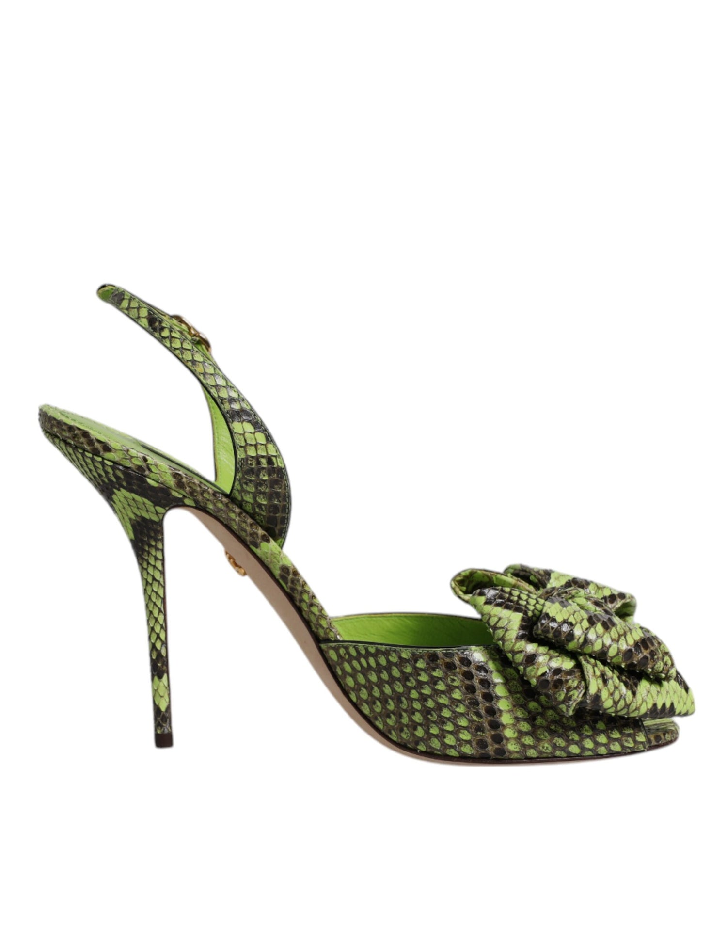 Dolce & Gabbana Green Python Leather