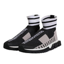 Dolce & Gabbana Black and Gray Sorrento Sock Sneakers
