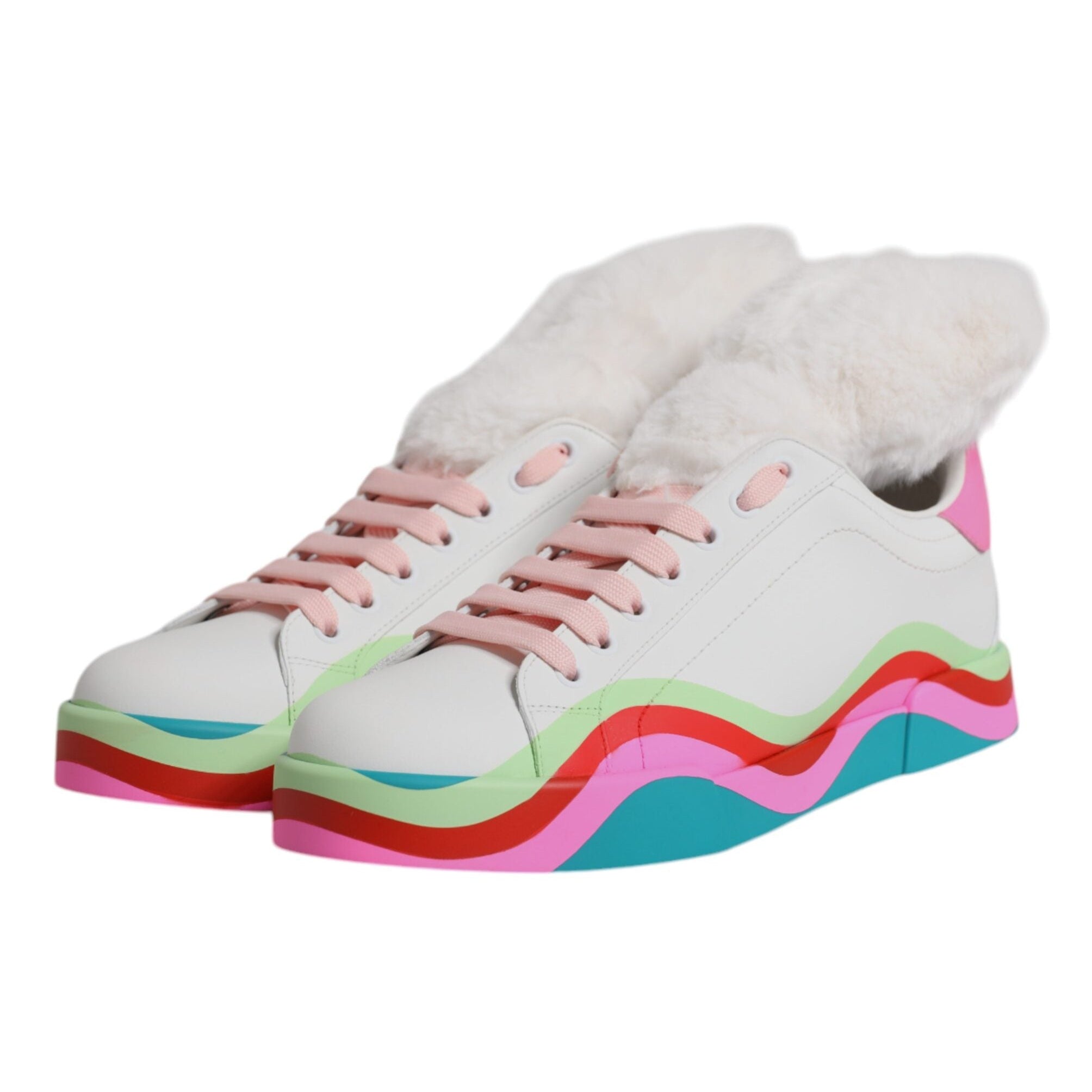 Dolce & Gabbana Multicolor Bunny Sneakers