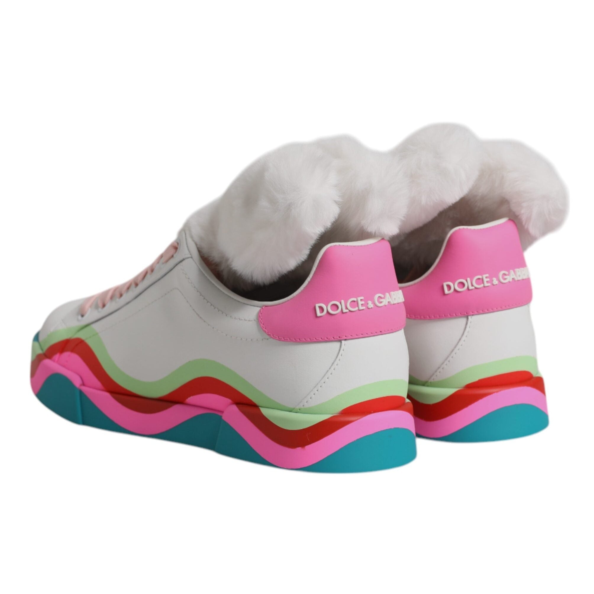 Dolce & Gabbana Multicolor Bunny Sneakers