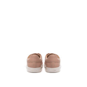 Bally Pink Fabric And Leather Low Top Sneakers