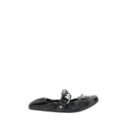 Balenciaga Black City Ballerinas