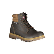 Carrera Marrone Poliuretano Men Ankle Boot