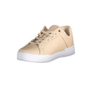 Tommy Hilfiger Beige Leather Women Sneaker