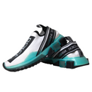 Dolce & Gabbana Black White Blue Slip On Sorrento Sneakers