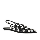 The Attico Grid Ballerinas