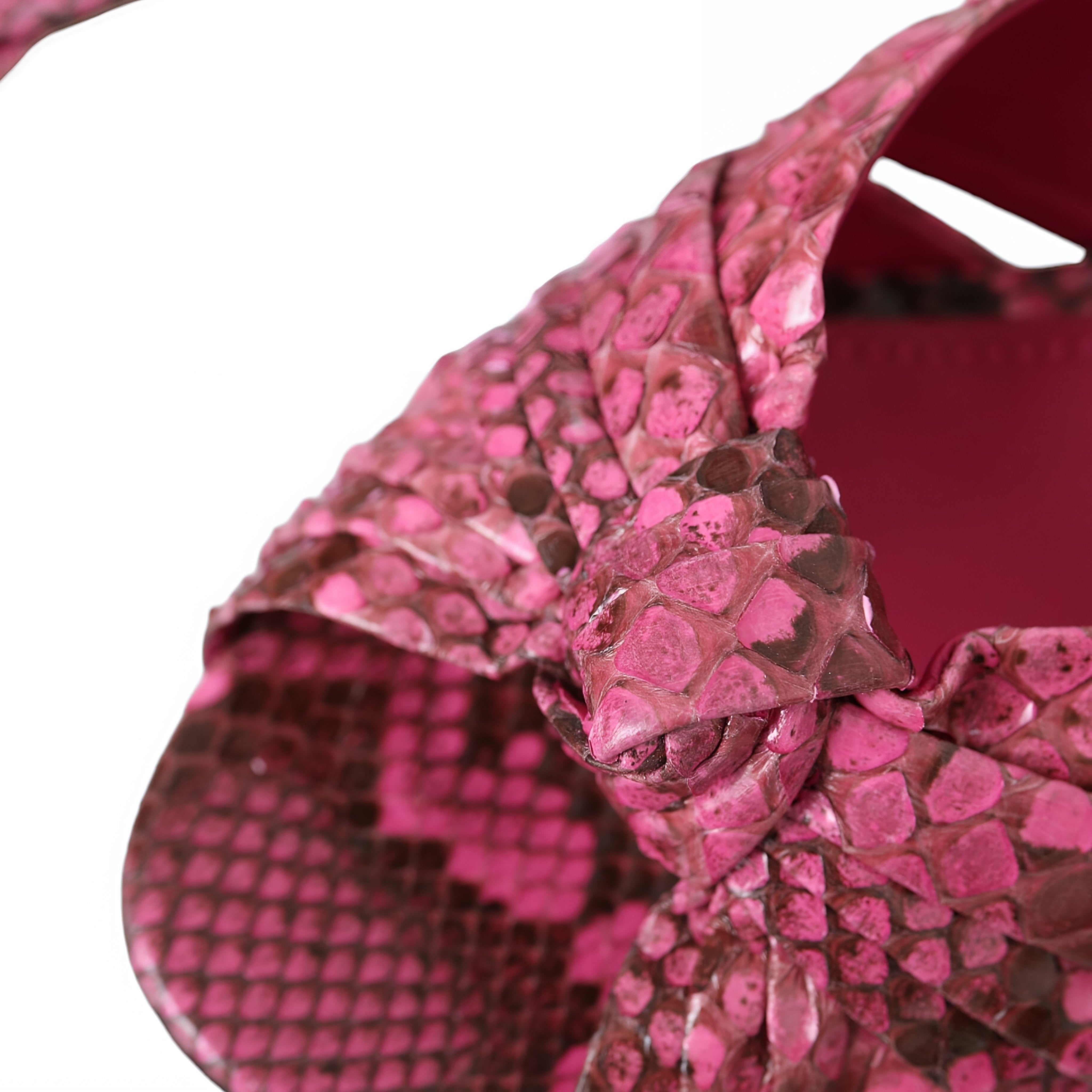 Dolce & Gabbana Pink Exotic Python Kitten Heels
