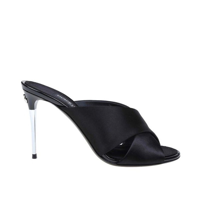 Dolce & Gabbana Keira Satin Sandals