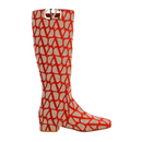 Valentino Garavani Canvas Logo Boots
