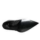 Dolce & Gabbana Black Patent Leather Pointed Ankle Boots Shoes