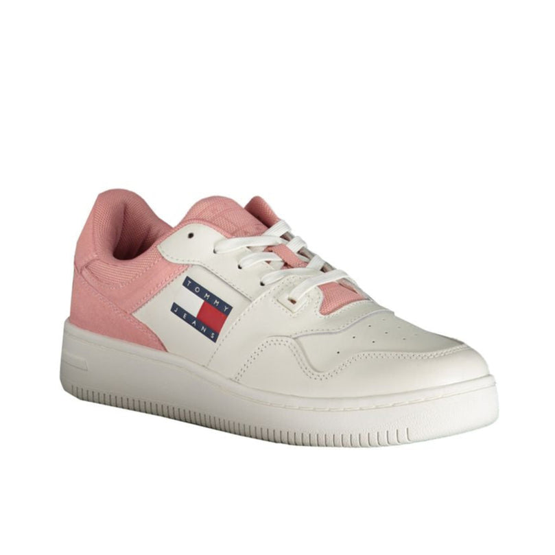 Tommy Hilfiger White & Pink Sneaker