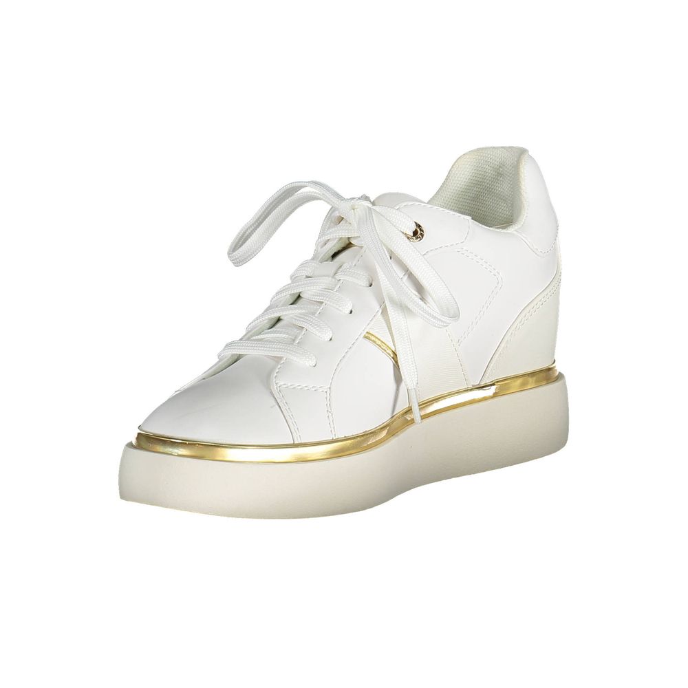 U.S. POLO ASSN. White Elevated heel Women Sneaker