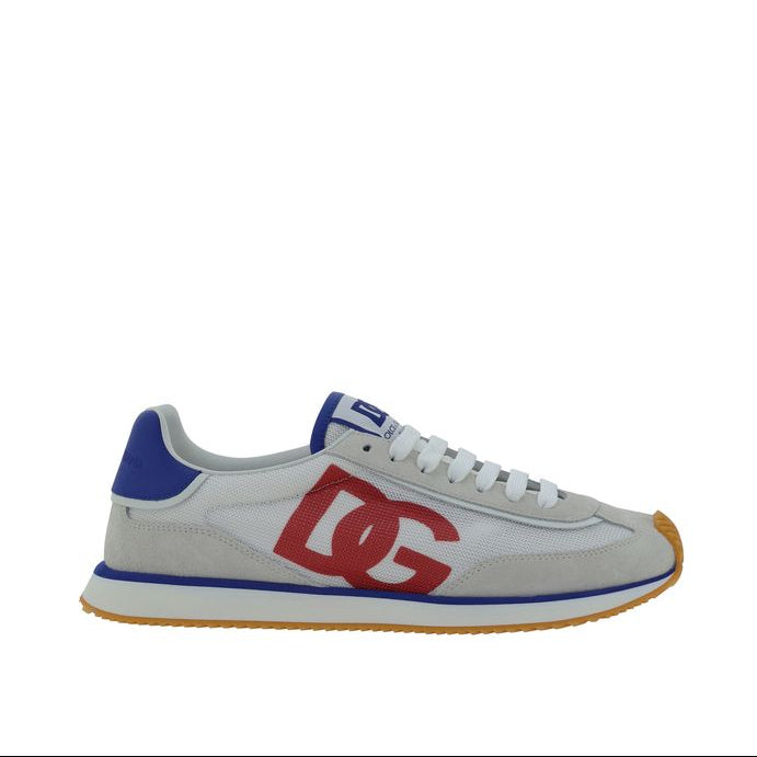 Dolce & Gabbana Gray Suede Sneakers
