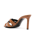 Saint Laurent Brown Tribute Sandals