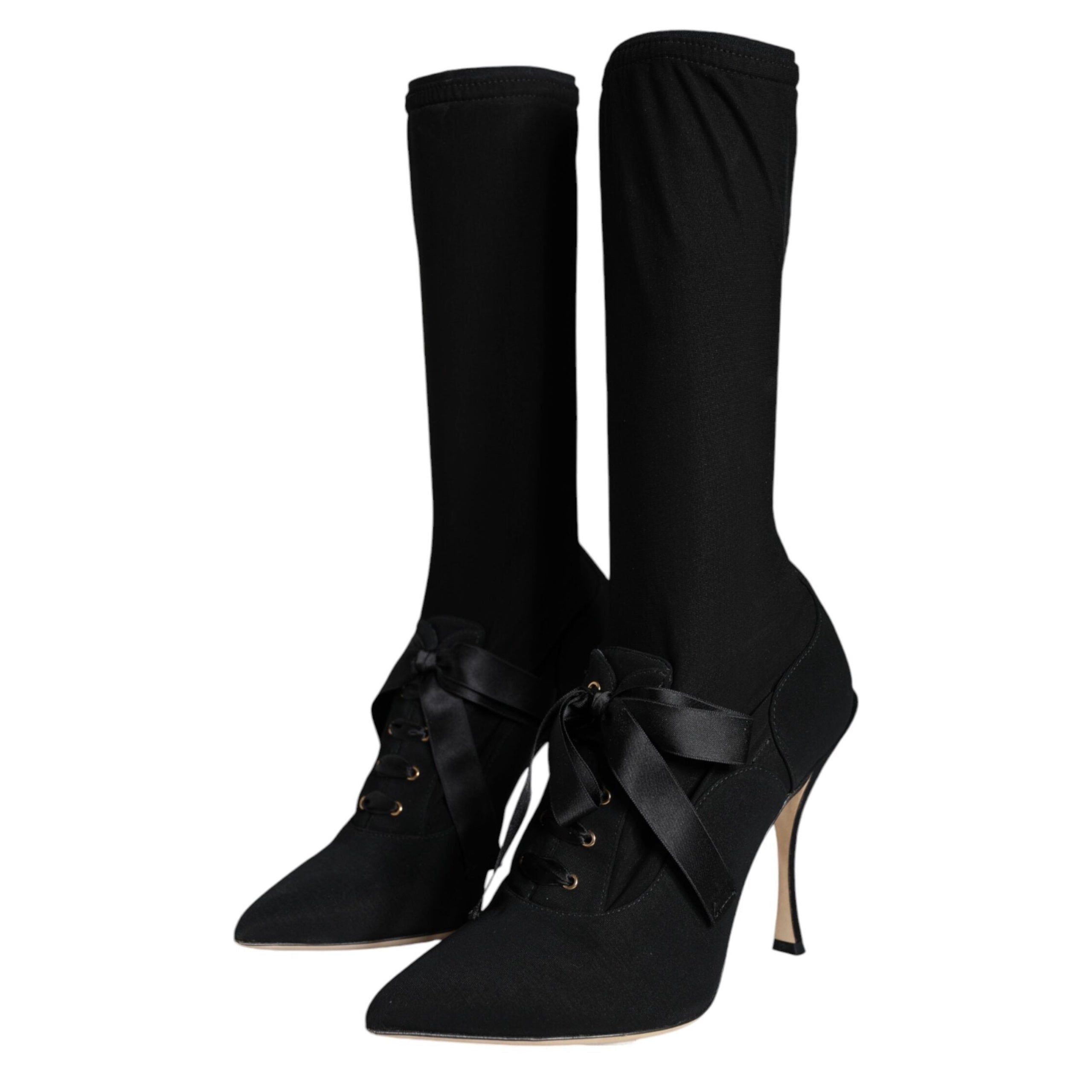 Dolce & Gabbana Black Stiletto Boots