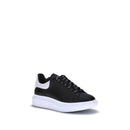 Alexander McQueen Black Leather Men's Sneakers