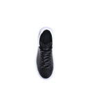 Alexander McQueen Black Leather Men's Sneakers