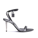 Tom Ford Silver Padlock Sandals