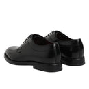 Dolce & Gabbana Black Leather Lace Up Formal Derby Shoes