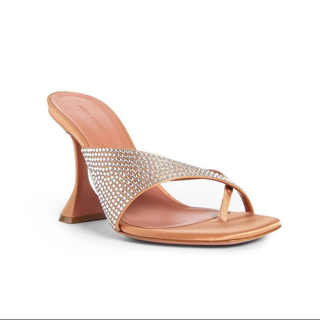 Amina Muaddi Shiona Crystal Mules