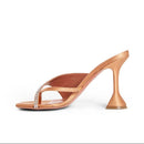 Amina Muaddi Shiona Crystal Mules