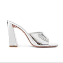 Amina Muaddi Brigitte 95 Mirror Mules
