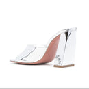 Amina Muaddi Brigitte 95 Mirror Mules