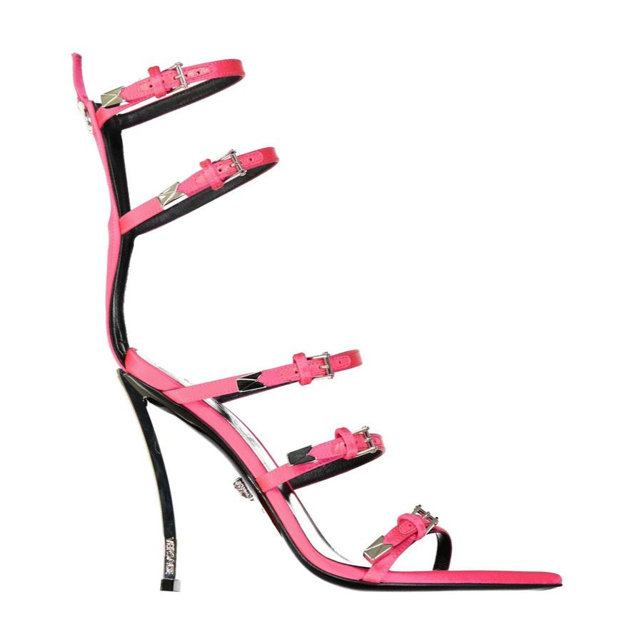 Versace Pink Pin-Point Sandals
