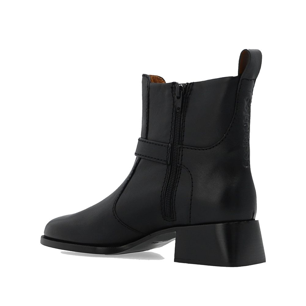 【送料&関税込】See by ChloAC Lory Leather Ankle Boots See By Chloé Lory Leather Ankle Boots