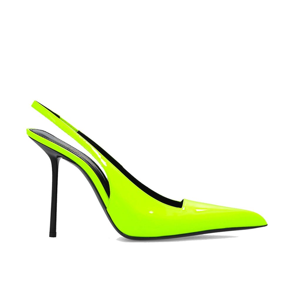 Saint Laurent Neon Kiss 105 Slingback Pumps
