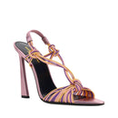 Saint Laurent Pink Pool 105 Heel Sandals