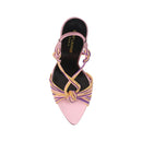 Saint Laurent Pink Pool 105 Heel Sandals