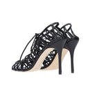 Manolo Blahnik Hamza 105 Leather Sandals