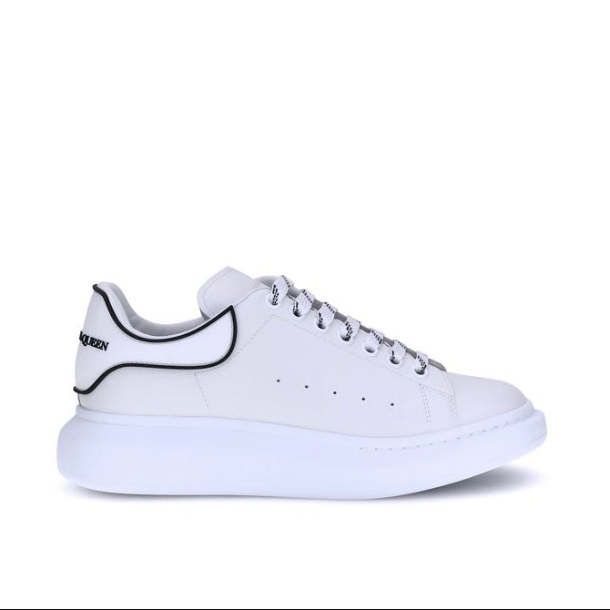 Alexander McQueen White on White Leather Men’s Sneakers