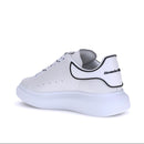 Alexander McQueen White on White Leather Men’s Sneakers