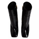 Dolce & Gabbana Black Jackie Leather Mid Calf Boots