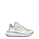 Versace White Leather Greca Women's Sneakers