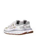 Versace White Leather Greca Women's Sneakers