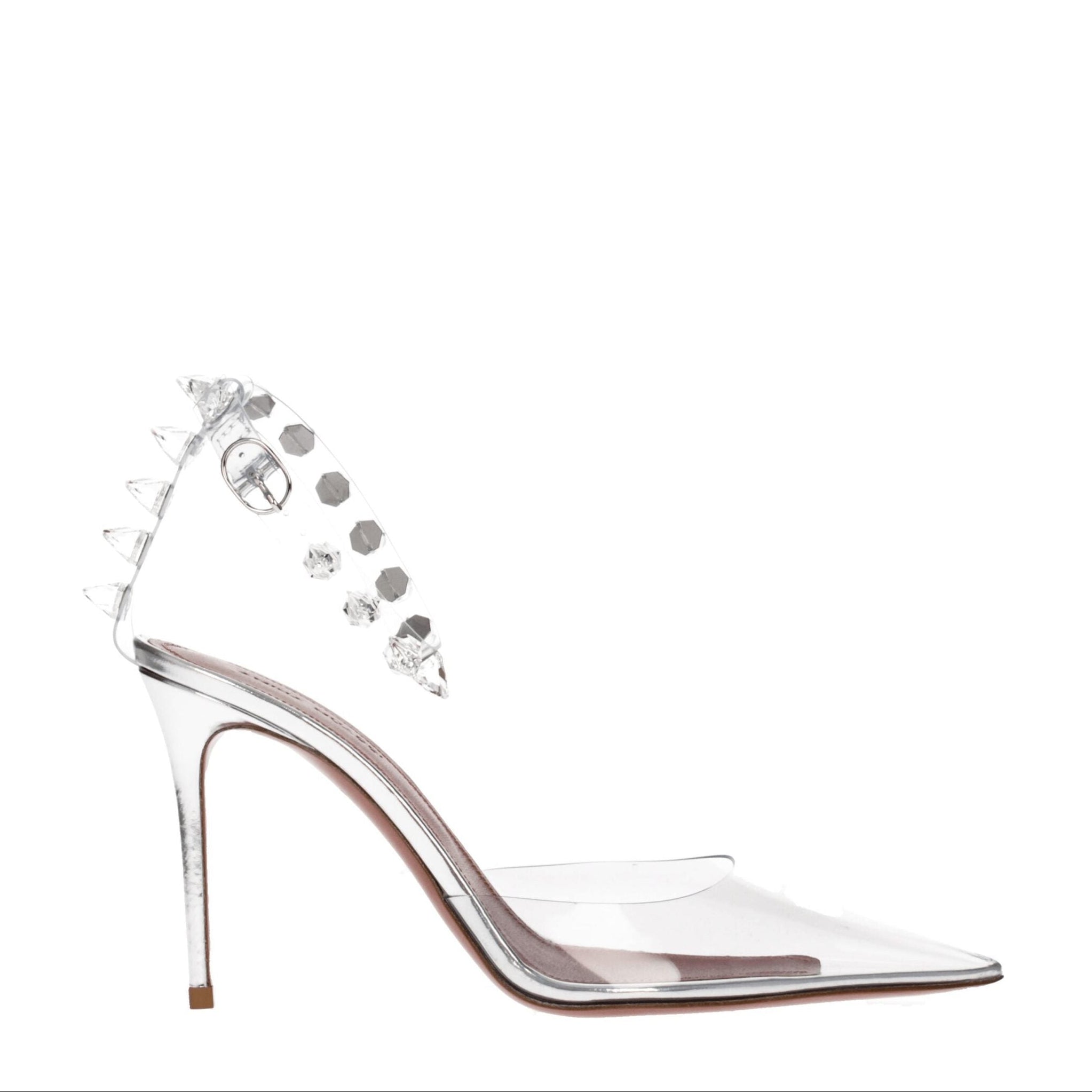 Amina Muaddi Transparent Pvc Sandal