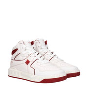 Valentino Garavani White HighTop Leather Sneakers