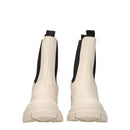 Ganni Gray Cotton Ankle