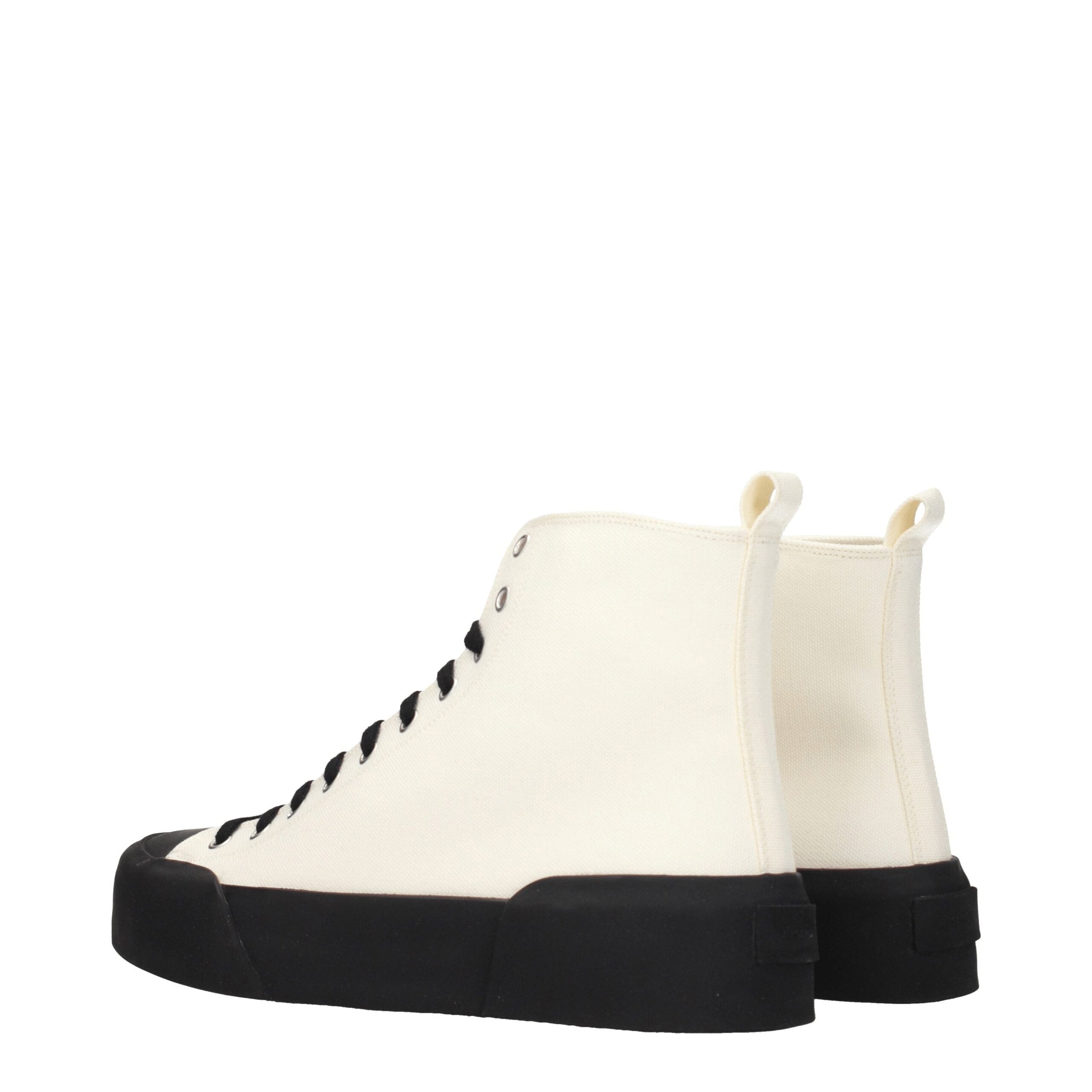 Jil Sander Beige Fabric Sneakers