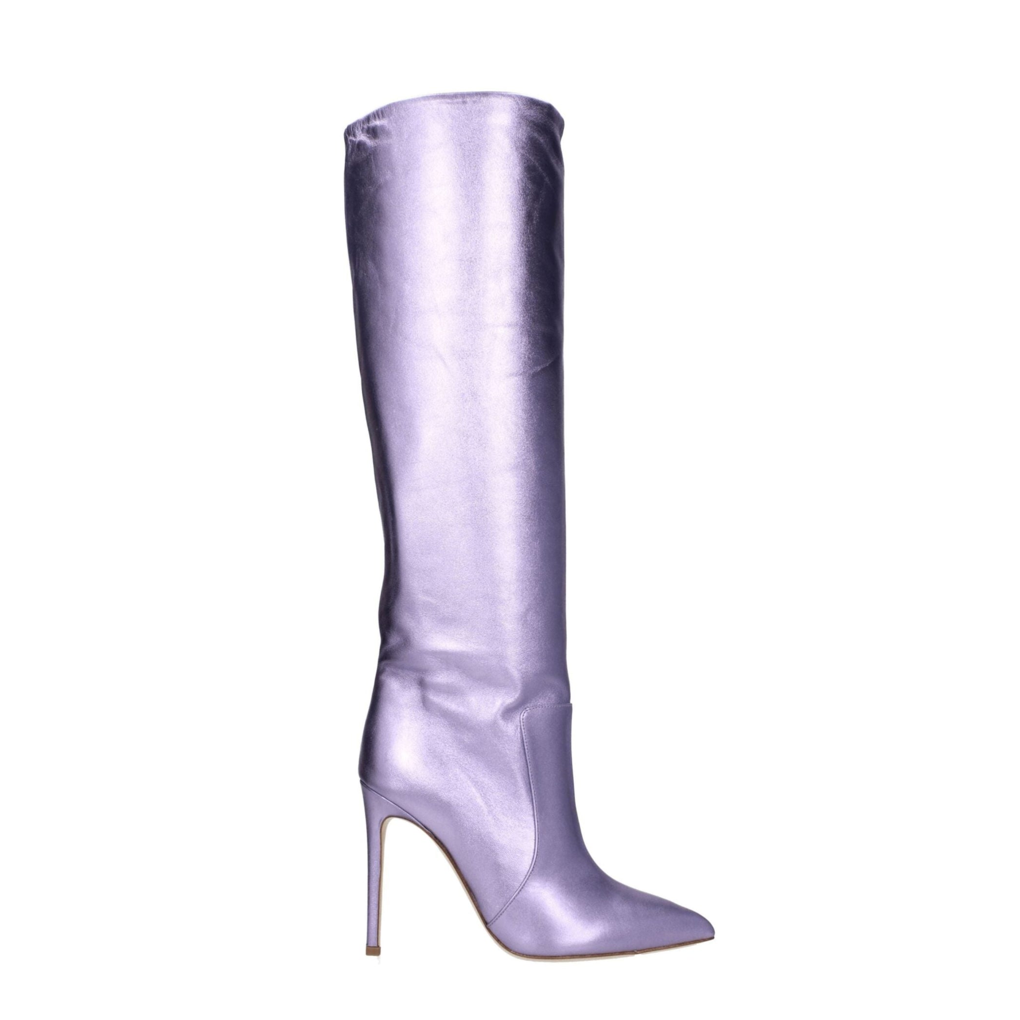 Paris Texas Purple Leather Boot