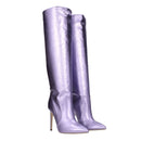 Paris Texas Purple Leather Boot