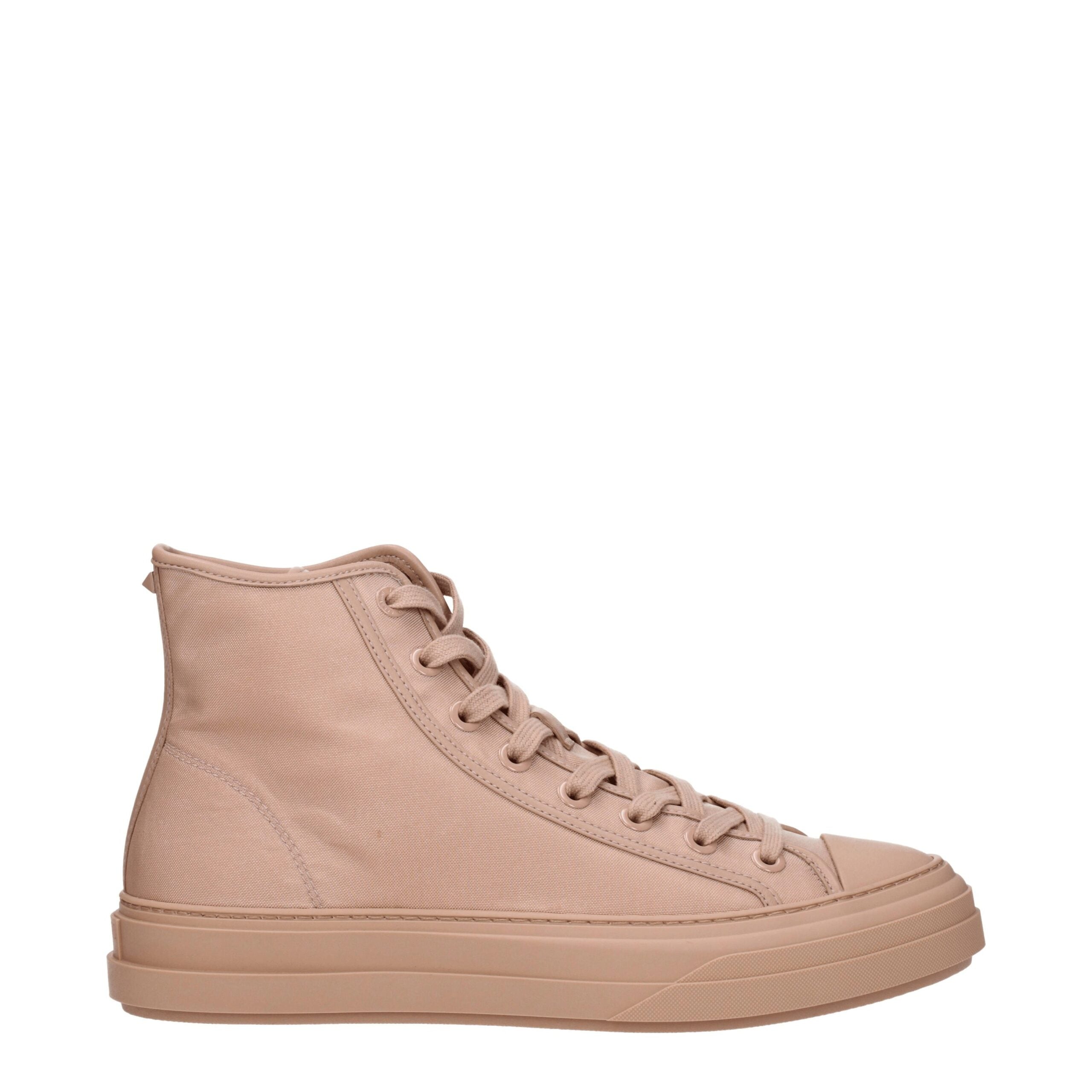 Valentino Garavani Beige Fabric Men's Sneakers