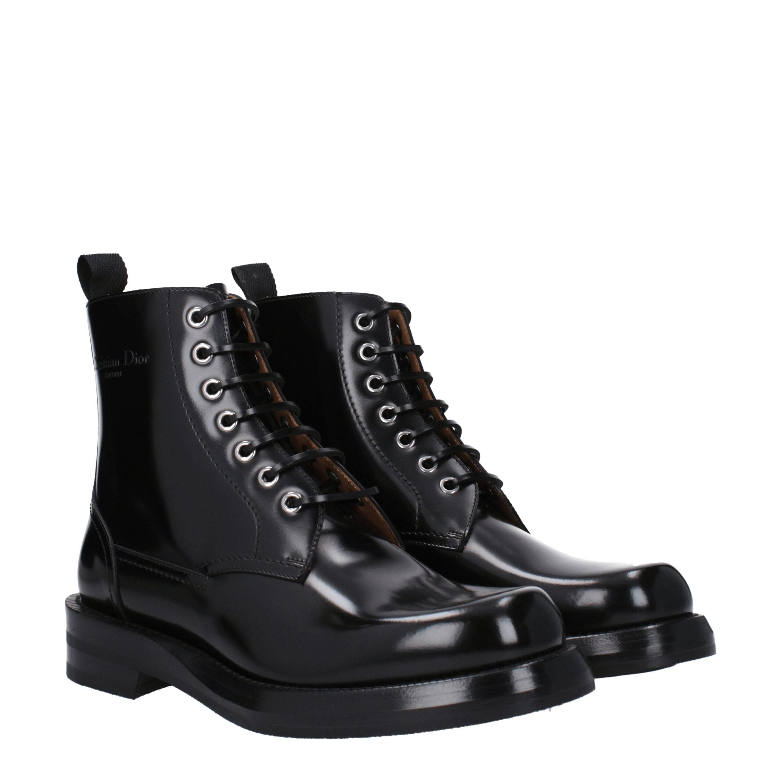 Christian Dior Black Leather Men’s Boots
