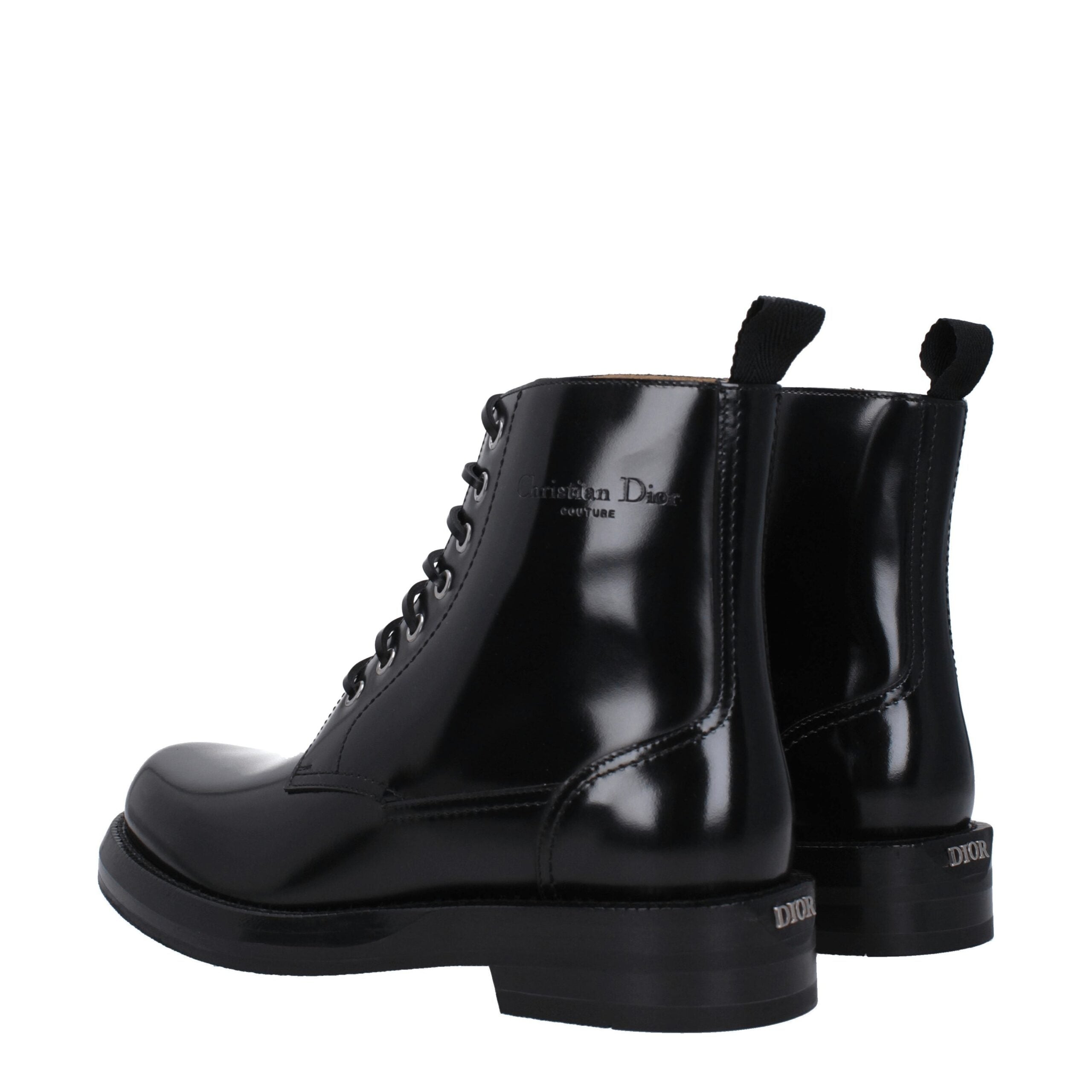 Christian Dior Black Leather Men’s Boots