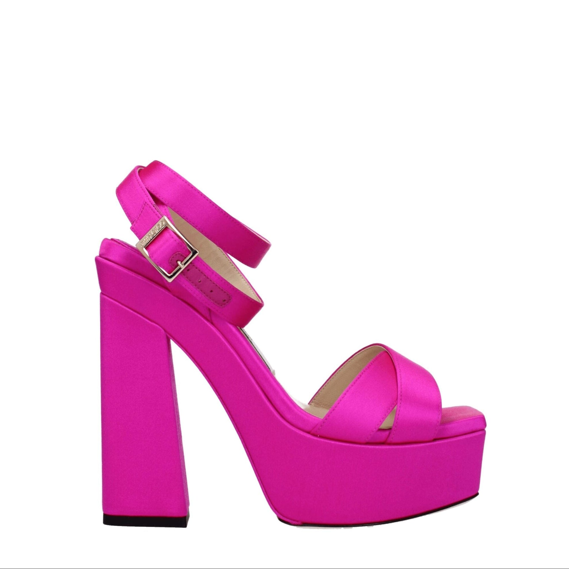 Jimmy Choo Pink Satin Sandal